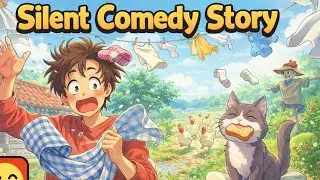 No Words, Just Laughter 😄 | Silent Ghibli Style Comedy #explore #shorts @MrBeast 