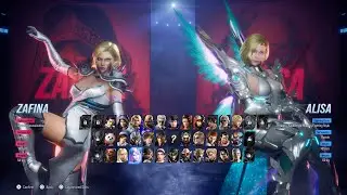 Zafina vs. Alisa in a Emma Frost Fight | Tekken 8 Xmas Special