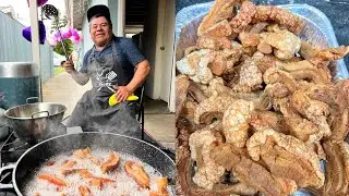 Haciendo Unos Riquísimos Chicharrones Crujientes En California!💯🌿🥓