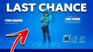 This Is Your LAST CHANCE To Get The FREE Surf Strider Skin! (NEW UPDATE)