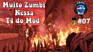 Muito Zumbi Nessa T4 do MOD  🏹 7Dtd Mod Ashe Dominium 🏹 EP07