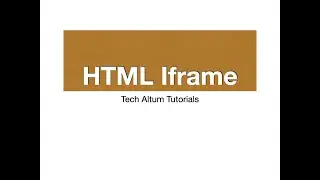 HTML Iframes | embed youtube video or google map in iframe