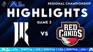 SR vs RED Highlights Game 3 | LTA Championship 2025 | Shopify Rebellion vs RED Canids by Onivia