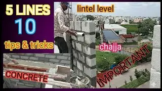 Lintel level construction#lintel level#Mac solid block work#window top level#lintel concrete|Tamil