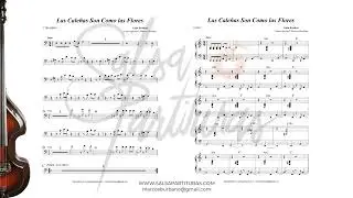 LAS CALE&Ntilde;AS SON COMO LAS FLORES (LATIN BROTHER) Sheet Music for Orchestra (SALSA PARTITURAS)
