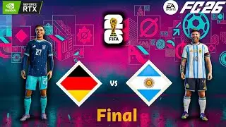 FC 26 - Argentina Vs Germany - FIFA World Cup 2026 Final  | PC &trade; RTX 3060 12 GB
