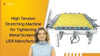 High Tension Stretching Machine for Tightening Metal Screens | USA Manufacturer