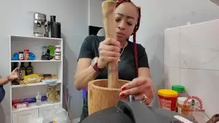 Comida Garifuna con mi familia 