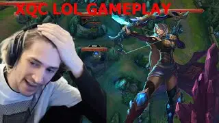 XQC Offline League of Legends Gameplay (ASHE) (22:15)(July 7, 2023)