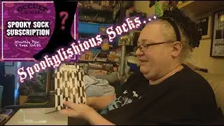 Occult Box Spooky Socks - July 2022 Unbagging - Subscription Bag Unboxing - Gothic Witch Goth Spider