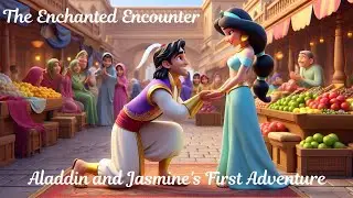 Aladdin and Jasmine Met in the Market Place: First Encounter| Kids Animated English Cartoon Story!