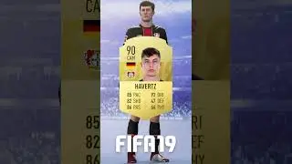 Эволюция Кая Хаверца в режиме карьеры FIFA (FIFA 17 - FIFA 23)