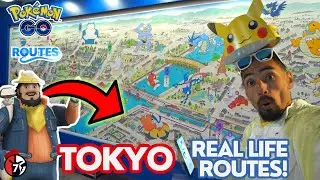 Pokemon GO made a Routes Event in TOKYO... and I LOVED IT! (SHOCKING!) 😲