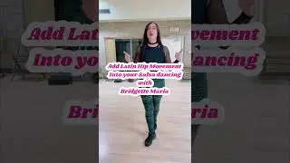 Salsa on 1 Hip Action with Bridgette Maria #salsa #salsaon1 #salsahips #hipmovement