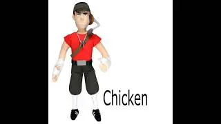Scout plushie turns into a chicken
