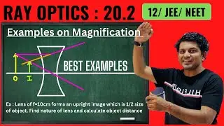 Mastering Magnification: Solving Lens Problems for JEE and NEET Exams : RAY OPTICS