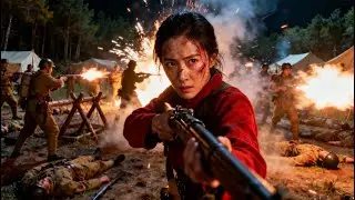 【FULL MOVIE】日軍夜襲八路軍營地，女戰士一人全殲入侵者，俐落收槍