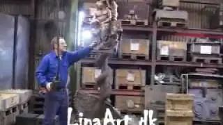 Bronzefigur og bronzeskulptur af kunstner Lina Murel Jardor