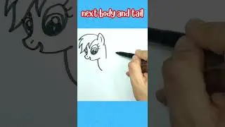 How To Draw Rainbow Dash Little Pony