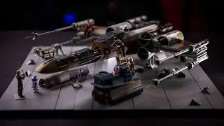 Assembling the X-Wing Cutaway Model Kit!