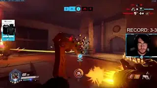 HARBLEU TOP 500 ROADHOG AND ZARYA! [ OVERWATCH SEASON 24 ]