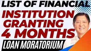 UPDATED LIST OF 5 BANKS GRANTING 4 MONTHS LOAN MORATORIUM