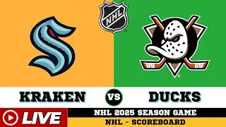 Seattle Kraken Vs Anaheim Ducks | NHL 2025 | NHL Live SCOREBOARD | Dec 23 2025