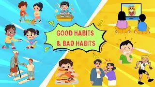 Learn Good & Bad Habits For kids!Good habits &Bad habits!Educational video for kids#kidsvideo#kids