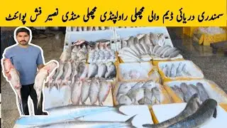 Rawalpindi machli mandi naseer fish point | samundari daryai dam wali machli