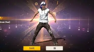 I got Rare item in Free fire Princess afterdark- Daybreak(head) #rareitem #ff #daybreak