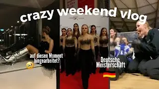 crazy weekend vlog 🧚🏼😯: lange auf diesen Moment hingearbeitet, Deutsche Meisterschaft, Mottoparty 🖤