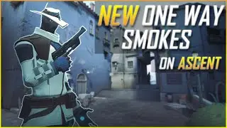 Valorant: NEW Cypher One Way Smokes on Ascent - One Way Smoke Every Site!