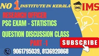 Measures of Central Tendency | Statistics Questions Discussion | Research Officer Exam | Kerala PSC