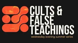 The Jehovah's Witness | Summer Series | Elder John Nieves | 7 PM