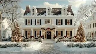 Inside a Cozy Red & White Christmas Home | Classic Holiday Decor