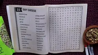 WORD SEARCH SAY CHEESE ASMR PISTACHIO EATING SOUNDS