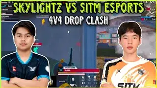 SKYLIGHTZ GAMING VS SITM ESPORTS | Proper 4v4 Drop Clash | Clash with kvn