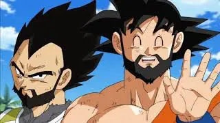 Goku y Vegeta con BARBA HD