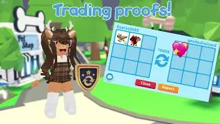 My adopt me TRADING proofs *Did I get a NEON legendary?* Roblox adopt me