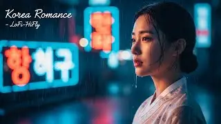 Korea Romance 🌙 Asian Love Guitar Lo-Fi | English–Korean | Calm, Emotional, Study & Night Drive