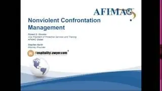 Non Violent Confrontation Management NVCM Overview with Rob Shuster & Stephen Barth