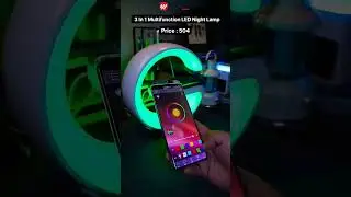Multi-Function LED Night Lamp with Bluetooth Speaker SKU: 1393_3in1_bluetooth_speacker Rs. 504.00