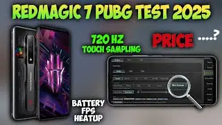 Red Magic 7 PUBG BGMI Test in 2025 | Graphics | Heat & Lag | 120 fps | Battery Drain | Gyro