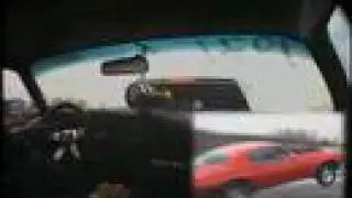 In car wheelie footage - Badass 70's Camaro