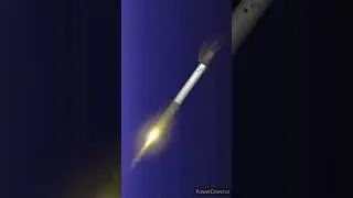 Falcon 9 Launch and Landing in Spaceflight simulator #sfs #shorts