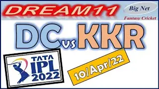 DC vs KKR dream11 team