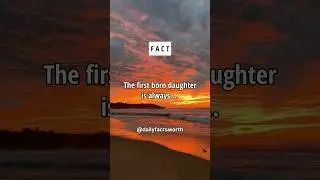 The First Born Daughter Is Always.... #shorts #psychologyfacts #subscribe