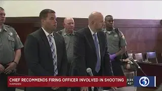 VIDEO: Hamden Police recommend firing of officer involved in New Haven shooting