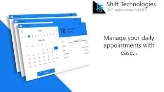 Calendar (with events made in VB.NET/C#) Better UI - For source code, refer description