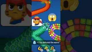 Worms Zone 🐍 Funny Snake Game Noob vs Pro India Viral Shorts 2025 #effectking #enjoy #funny #shorts